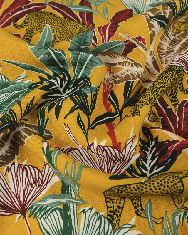 Viscose jaune jungle - Viscose - Mercerine