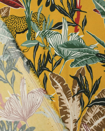 Viscose jaune jungle - Viscose - Mercerine