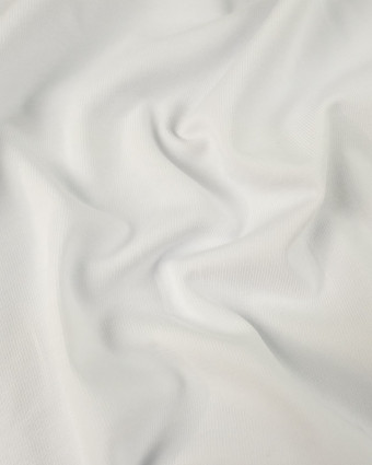 Jersey blanc Oekotex Coton Lise x10cm -  Mercerine
