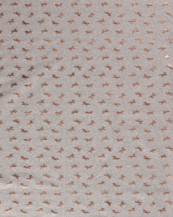 Tissu enfant : Jersey Licorne Pailleté gris - Mercerine