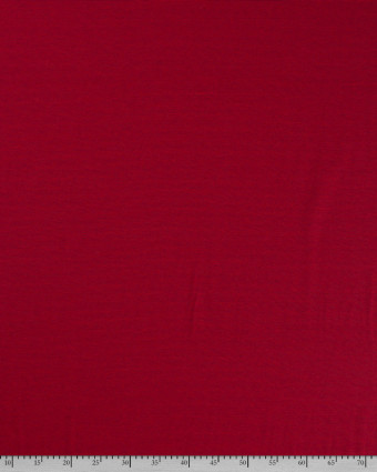 Tissu Jersey Fine Rayure rouge - Mercerine