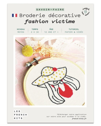 Kit broderie - Fashion victime - French'Kits