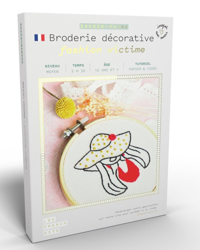 Kit broderie French'Kit - Fashion victime - Mercerine