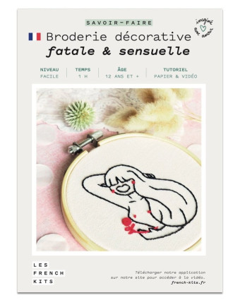 Kit broderie - Fatale et sensuelle - French'Kits