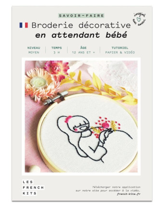 Kit broderie - En attendant bébé - French'Kits