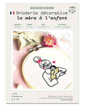 Kit broderie - La mère et l'enfant - French'Kits