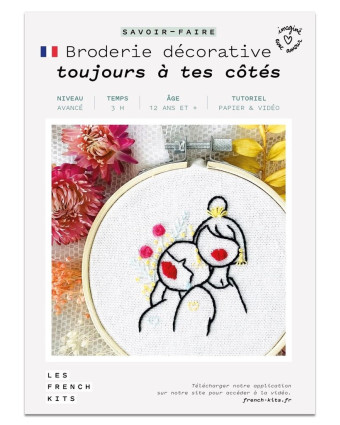 Kit broderie - Toujours à tes cotés - French'Kits