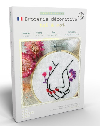 Kit créatif broderie - Toi & moi - Mercerine