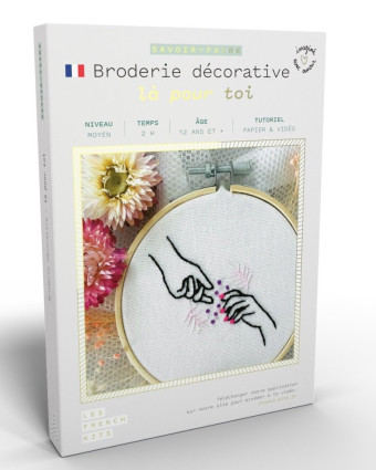 Kit French'Kit créatif broderie - Là pour toi - Mercerine