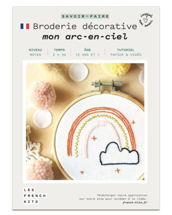 Kit broderie - Mon arc-en-ciel - French'Kits