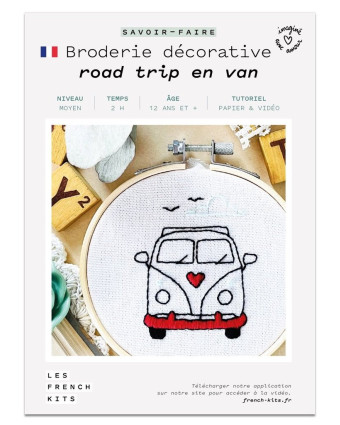 Kit broderie - Road trip en van - French'Kits