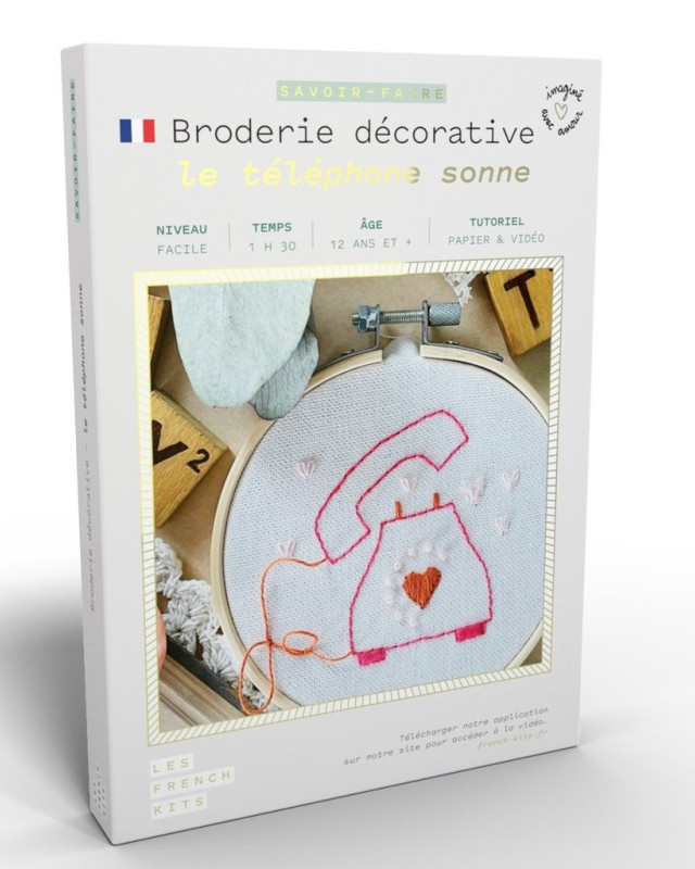 Kit broderie French'Kit - Le téléphone sonne - Mercerine