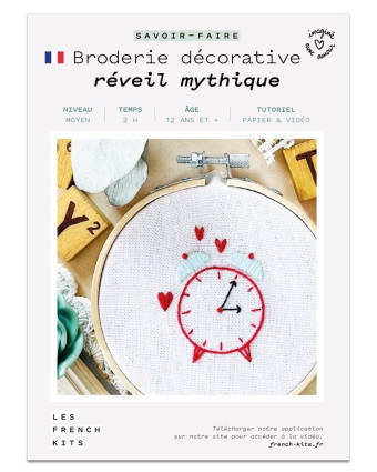 Kit broderie - Réveil mythique - French'Kits