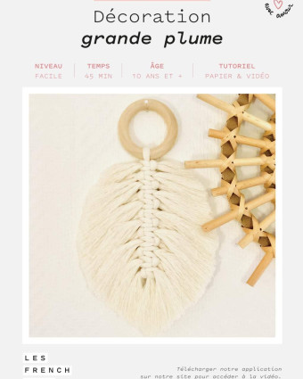 Kit DIY - Décorations - Grande Plume - French'Kits