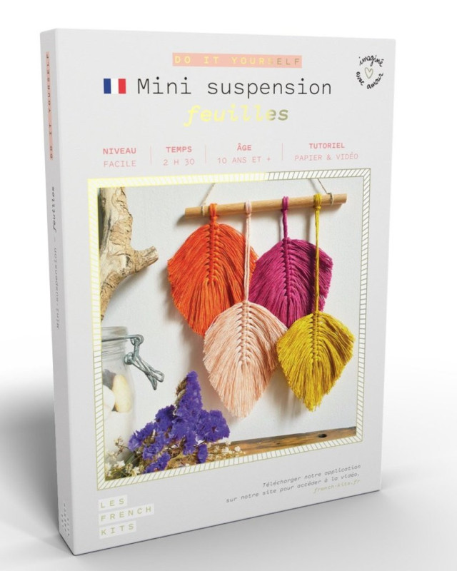 Kit DIYFrench'Kit - Mini suspension - Feuilles - Mercerine