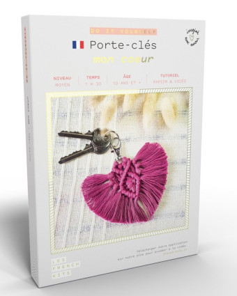 Kit créatif DIY - Porte-clés - Mon coeur - Mercerine