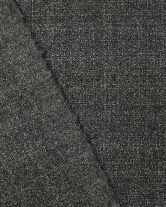 Tissu drap de laine pour robes et costumes gris - Mercerine