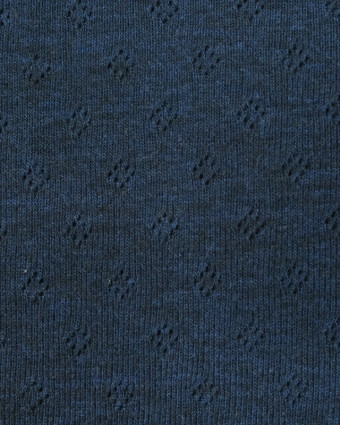 Tissu Jersey 100% coton Oeko-tex bleu marine- Mercerine