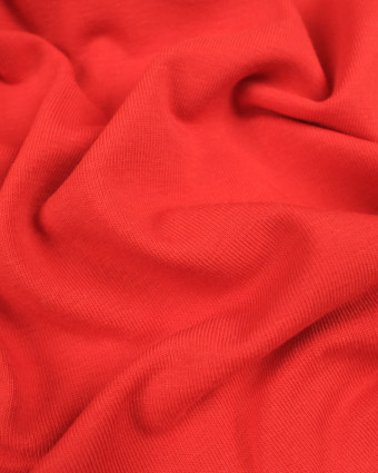 Jersey bio rouge coton -  Mercerine