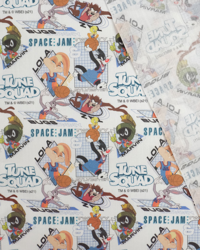 Coton - Tune Squad - Space Jam - Blanc