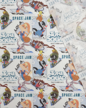 Coton - Tune Squad - Space Jam - Blanc