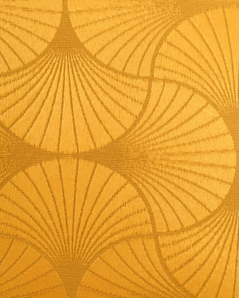 Tissu Jacquard Freda ocre - 10cm -  Mercerine