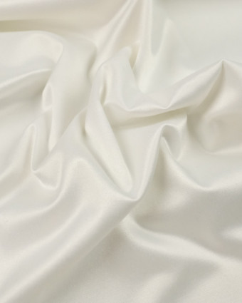 Satin Stretch Blanc Casse - 10cm