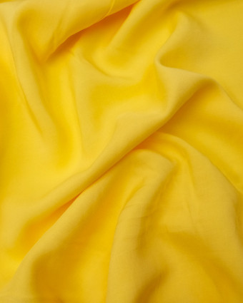 Tissu viscose jaune Banane Joanne - 10cm