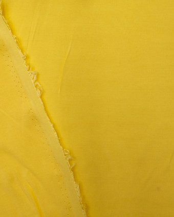 Tissu viscose jaune banane léger au mètre - Mercerine