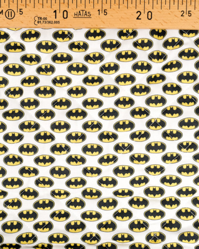 Tissu matelassé : coton imprimé Batman Oeko-tex - Mercerine
