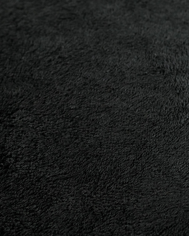 Tissu éponge lyocell noir oeko-tex - Mercerine